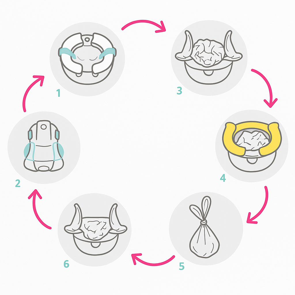 Outdoor Potty – Simple & Foldable