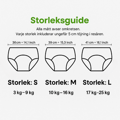 ECO Underkläder för potträning - (4 Pack)